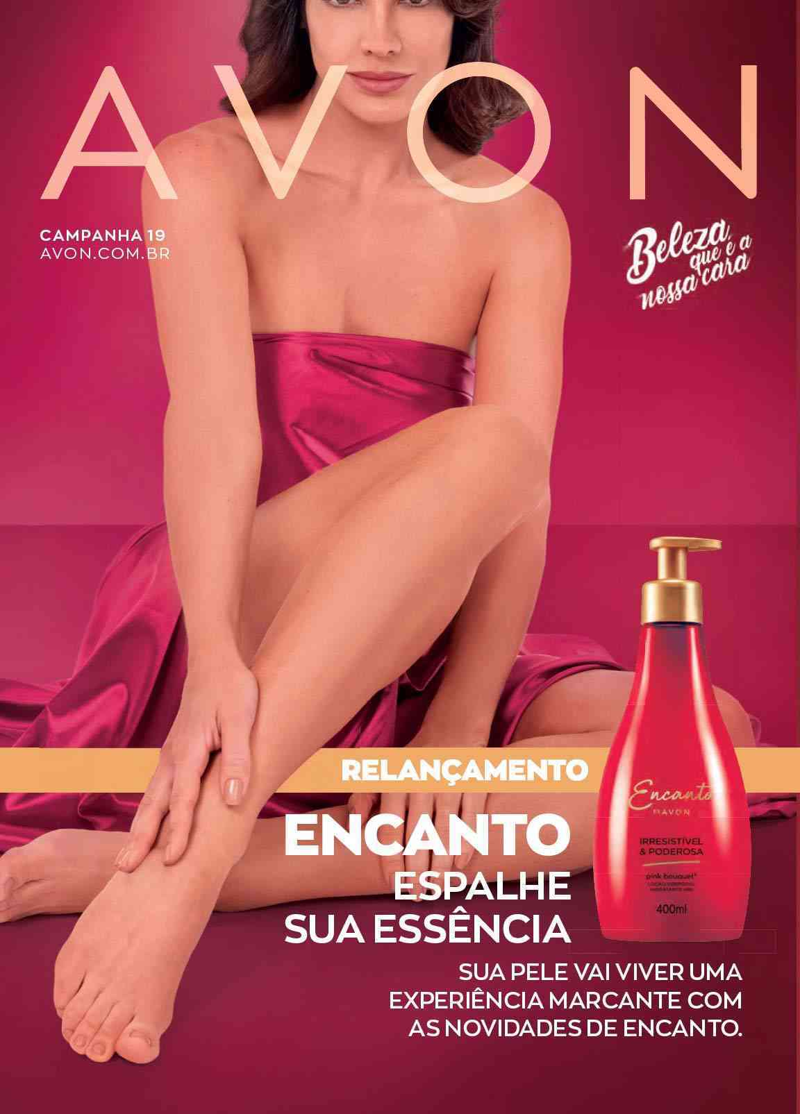 Revista Avon campaña 19 2024 Brasil Cosméticos folheto online